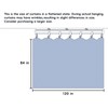 Room Divider Curtains with Flexible Ceiling Tracks Set,Blackout Curtain Ceiling
