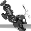 Double Ballhead Ball Arm Camera Clamp Mount Monitor Mount Bracket