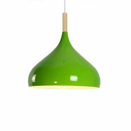DC Voltage Ceiling Lighting Modern White Metal Light Shade Chandelier Lighting E27 Base Modern Simple Style for Living Room Dining Room Restaurant (Green)