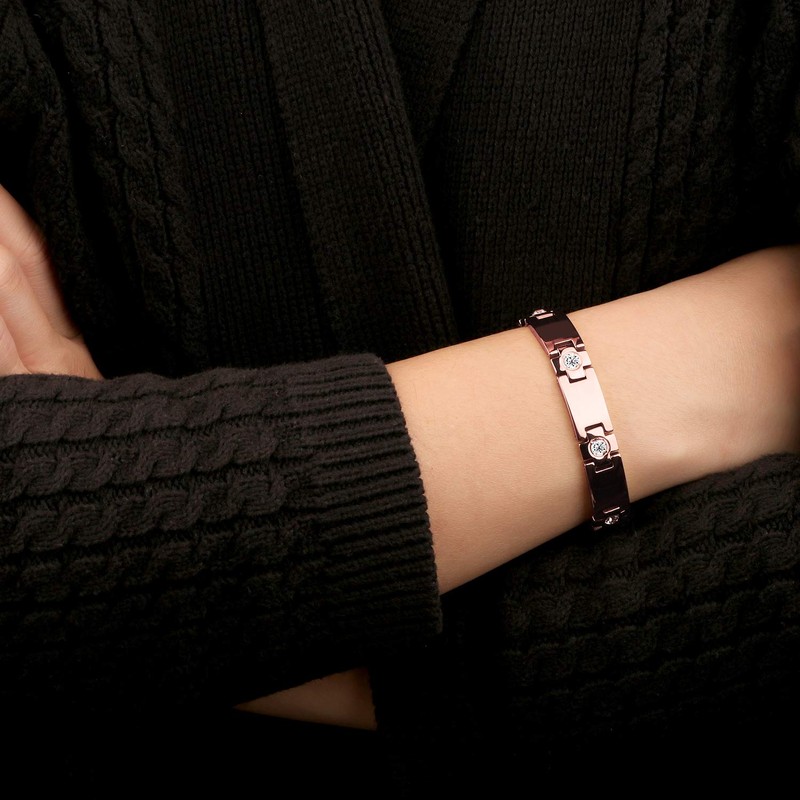 Germanium Women's Men's Bracelet, Bangle Accessory, Static Removal, Magnetic Purity,