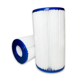Nispira Filtro de piscina de repuesto para Bestway Flowclear tipo III cartucho bomba de filtro de piscina 58012E 1000-1500 galones | Paquete de 2