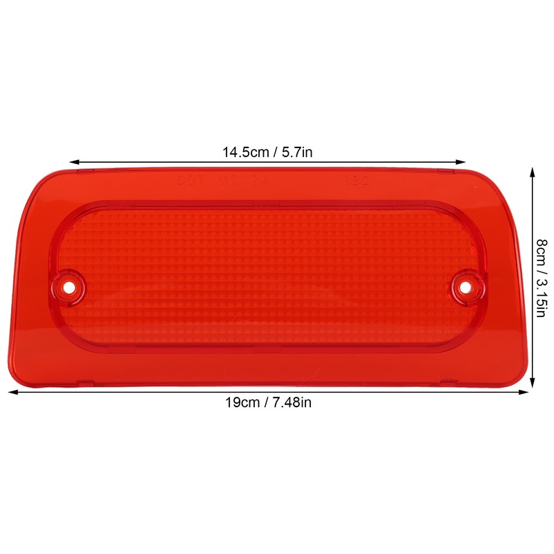 3rd Brake Light Lens Cover Car Exterior Accessory Replacement for