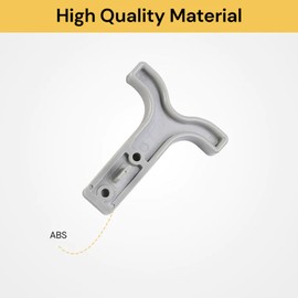 EZONEDEAL 10PCS Grey T Bar Handle for Anderson Style Plug connectors Tool 50AMP 12-24V, Silver-Plated Copper Terminals, Interchangeable Design, Corrosion Resistant, Includes Nuts and Bolts