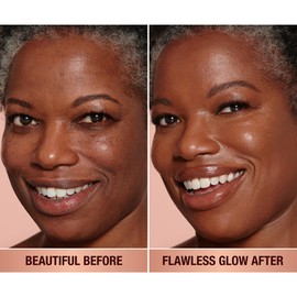 Charlotte Tilbury Hollywood Flawless Filter - Multi‑Use Makeup Primer, Complexion Booster & Illuminating Liquid Highlighter with Sheer Coverage - Smooths & Blurs Skin - 7 Deep