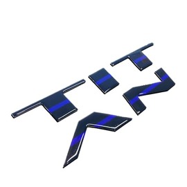 BDTrims Tailgate 3D Domed Letters Compatible with 2021-2024 Nissan Titan Models (Blue Line)