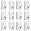 Chicken Waterer PVC Tee Fittings 3/4 Inch (12-Pack) for Threaded