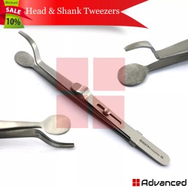 Medentra Jewelers Head & Shank Tweezers Soldering Slide Locking Ring Making Holding Tools