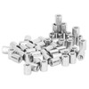 50Pcs Round Connector Nut M4 X 0.7-8-L10mm Female Thread Coupling