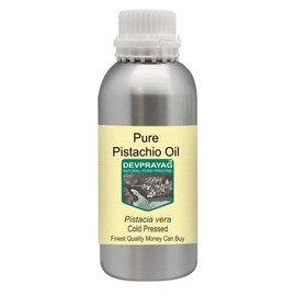 Devprayag Pure Pistachio Oil (Pistacia Vera) Natural Therapeutic Grade Cold Pressed 300ml (10 oz)