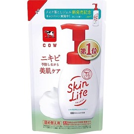 [Set of 3] Skin Life Medicated Foam Fluffy Face Cleansing Refill, 4.8 fl oz (140 ml)