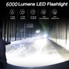 Strong Light Flashlight, 10 In 1 Multifunctional Safety Hammer 6000LM