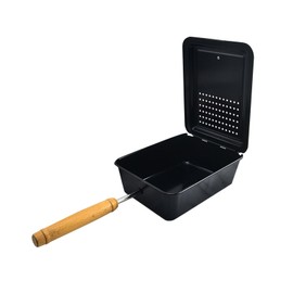 ＫＬＫＣＭＳ Campfire Popcorn Popper Nonstick Popcorn Pan Pot for Hiking Party Barbecue