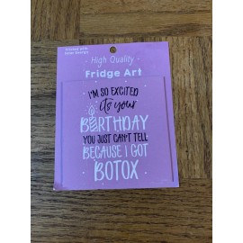 Refrigerator Magnet Art Printed With Solar Energy