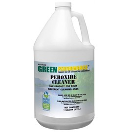 FLO-KEM Peroxide Cleaner GP107 - Removes Grease and Grime from all Washable Household Surfaces and Deoderizes as it Cleans - Safer Choice Certified - 1 Gallon