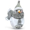 Ganz 1.5" Miniature Glittered Snowman Figurines - Set of 4