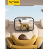Lamicall Espejo para Bebe Auto -[2025 Seguro Gancho Triangular] 100%