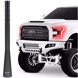 VMS 4.6 INCH SHORT GUNMETAL ANTENNA FOR FORD F150 F250 F350 ALL YEARS ALL MODELS
