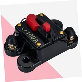 ULTECHNOVO 12v-24v Car Stereo Amplifier Refit Circuit Breaker 100a Self-recovery Fuse Inverter