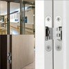 QWORK Hidden Invisible Cross Hinge 180° for Furniture Hardware Folding