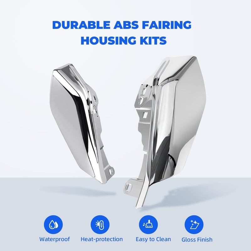 Mid Frame Air Deflector Heat Shields for Harley Touring Road