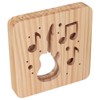 LED Night Light Unique Guitar Hollow Design 3D Wooden Night