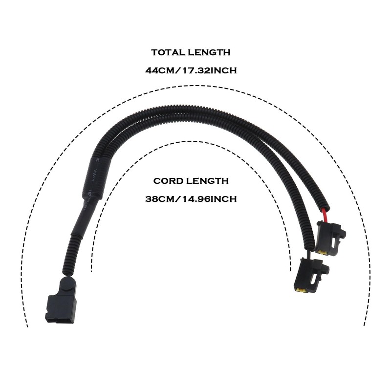 ECSiNG Y Type Horn Adapter Wiring Harness - Car Horn