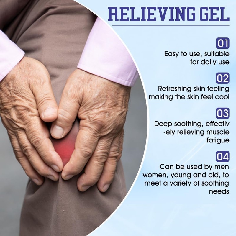 Soothing Cooling Gel 100g,Relieve Muscle Tension,Sports Soothing Cooling Body Care,Cooling