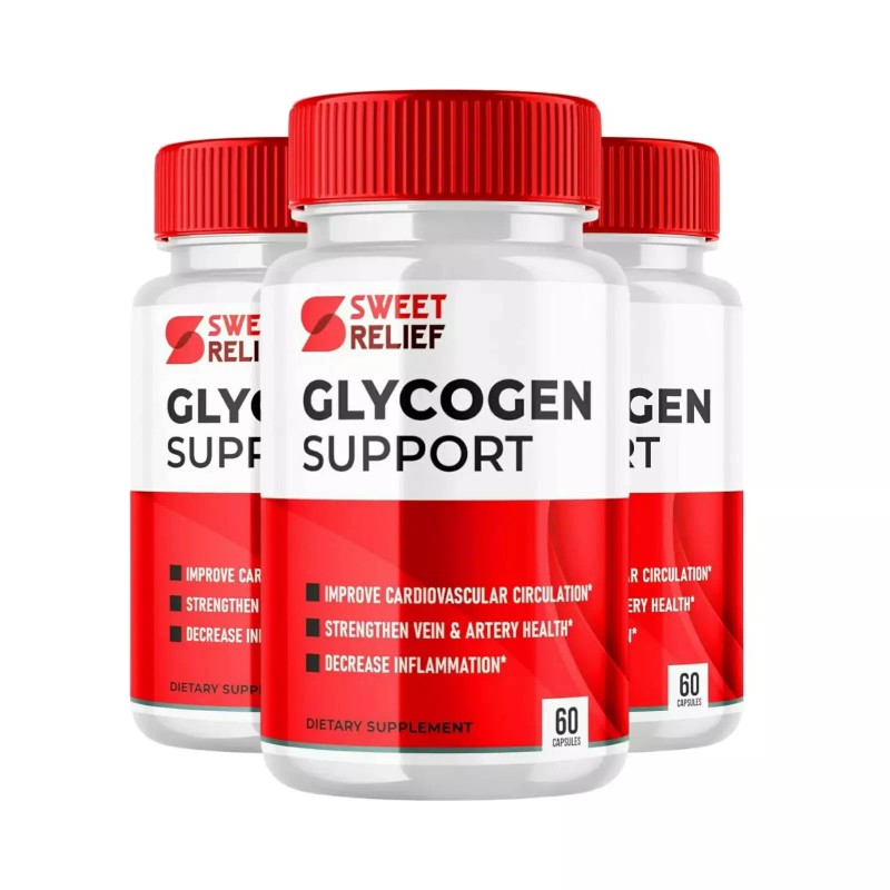 Sweet Relief Glycogen Support Advanced Blood Support (180 Capsules) 3-Pack