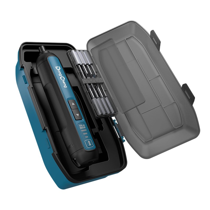 DongCheng 4V Cordless Electric Screwdriver, 2000mAh Battery Powered Rechargeable Screwdriver