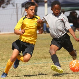 COUVER - Calcetines deportivos de alta calidad para jóvenes y niños, Amarillo Dorado, Large