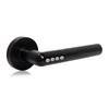 XFORT Smart Lock Door Handle, Stainless Steel in Black, Lever