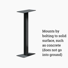 adoorn 27" Surface Mounting Post for Easy Install Mailbox Use, 27" x 4" x 4", Heavy Duty Mailbox Post, For use with mailbox