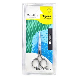 Barrilito Tijera de Bordar Profesional, Forjada en Acero Inoxidable 8375-4CN