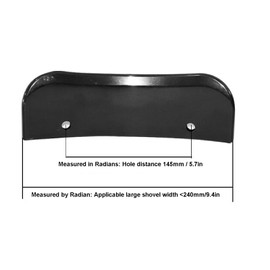 Black Tire Pressure Shovel ABS Black Plastic Tire Shovel Protective Sleeve Rims Accessories for Tire Removal Machine