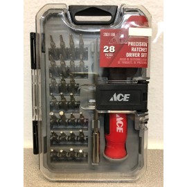 Unbranded Precision Ratcheting Screwdriver and Bit Set 28 pc