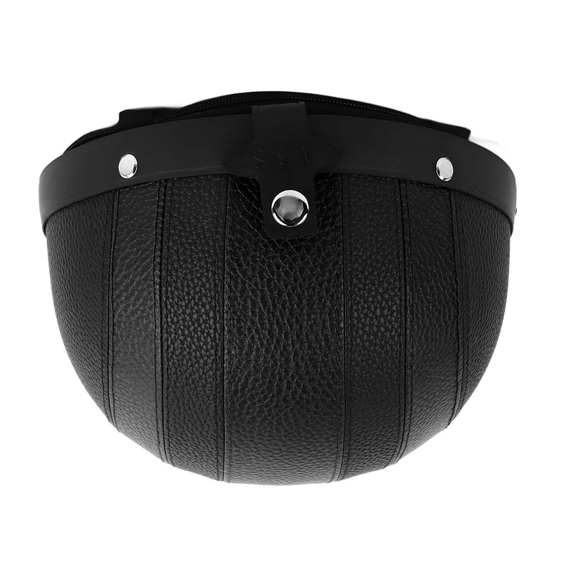 Half Helmet Breathable Sun Blocking Retro Safe PU Leather Motorcycle
