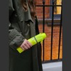 Fulton Minilite Neon Umbrella, Compact Folding with Neon High Visability