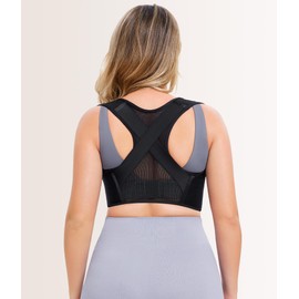 Junlan Posture Corrector Back for Men and Women, Back Posture Corrector, Back Trainer Shoulder Strap, Relieves Back and Neck Pain