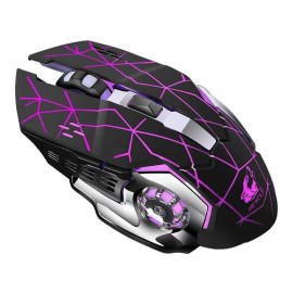 Mouse gamer de juego inalámbrico Free Wolf X8 star black
