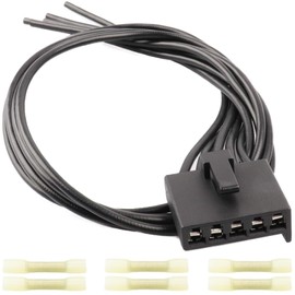 Micarun 5 Pin AC Fan Blower Motor Resistor Connector Pigtail Plug Wire Harness Fit for Ford Fusion Lincoln MKZ Hybrid Mercury Milan Replaced WPT1285 12167129 1P1644 PT795, CU2Z14S411AMA EC1116 PT1117