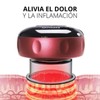 Smart Vacuum Cupping Cup Six Levels USB Charging Red Temperature