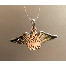 Silver Angel Pendant / USAF PJ and CRO / Guardian Angel