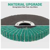 NuoDunco 6Pcs 4" x 5/8" Nylon Fibre Flap Disc Polishing