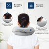 GDEOUP Travel Pillow 100% Pure Memory Foam Neck Pillow Airplane