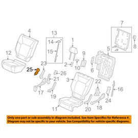 Honda Genuine (81333-SZA-A01ZA) Seat Bracket Cover