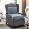 Lxztayuk 20x20x4 Inch Recliner Cushions for Elderly, Gray Extra Large