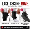 Mcdavid Classic Lightweight Laced Ankle Brace, Black, Small Classic