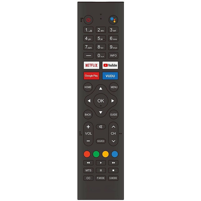 Replacement Remote Control for Sceptre Smart Android TV A322BV-SRC A515CV-UMC