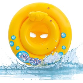 Horolas Baby Swimming Pool Floats, Toddler Swimming Float Baby Inflatable Swim Seat Trainer Seat Infant Float Swim Ring with Manual Pump Baby Floats for Swimming 0 12 Months