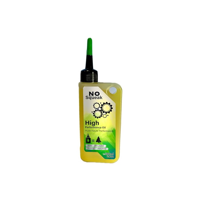 No Squeak High Performance Oil, 3.4 oz, Multi-Purpose Bike Chain